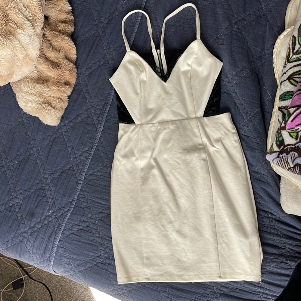LUSH black and white mini party dress!